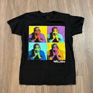 2Pac, Black poetic Justice T-shirt, size medium